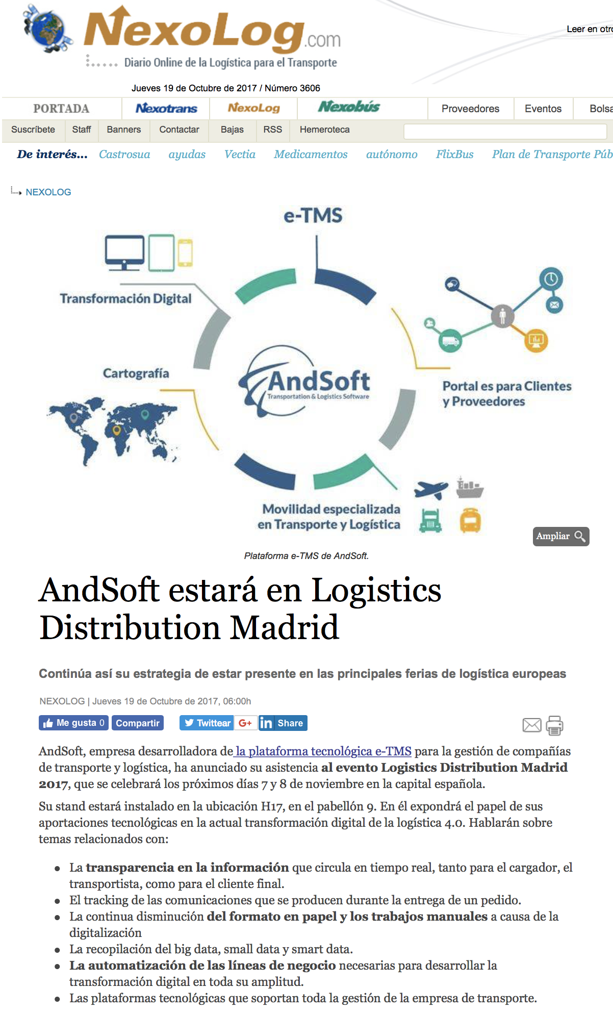 AndSoft Logistics Madrid 2017