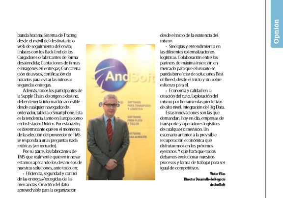 ANDSOFT en Manutención y Almacenaje Set 2015