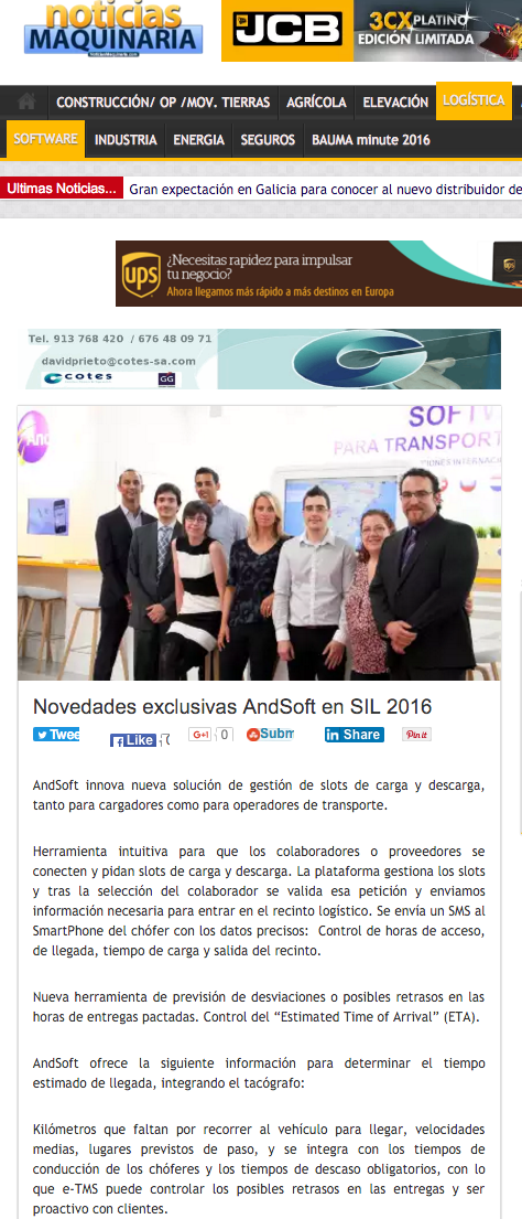 AndSoft Novedades SIL 2016 Víctor Vilas