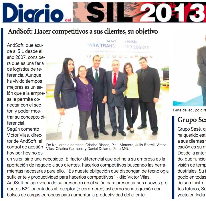 AndSoft SIL2013 Diario del Puerto